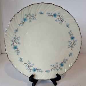 Lenox Platinum Rim Swirl Dinner Plate Chanson Pattern